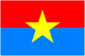 Guerre du Vietnam opération du 17 au 19/8/65 "Starlite" VC-flag
