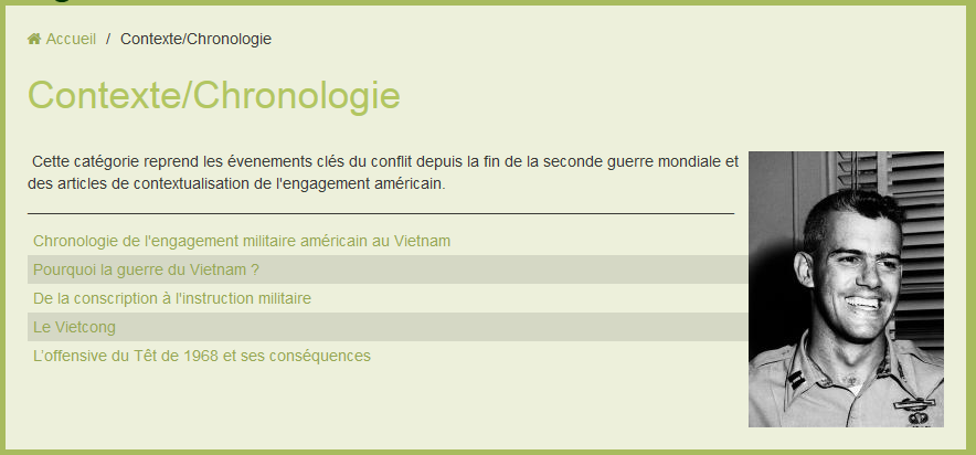 CONTEXTE/CHRONOLOGIE