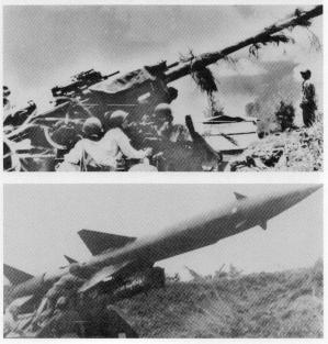 North vietnamese antiaircraft weapons