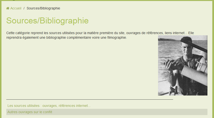 SOURCES/BIBLIOGRAPHIE