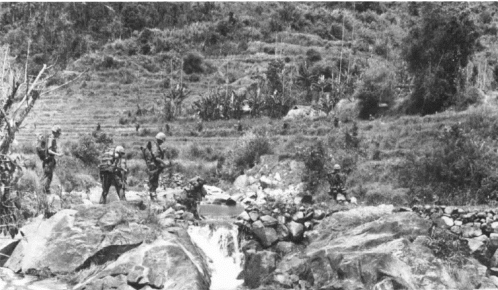 Union ii 2 marines battalions searching mountains along que son basin